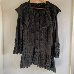 Covelo Green Long Sleeve Wool Blend Sweater Size M